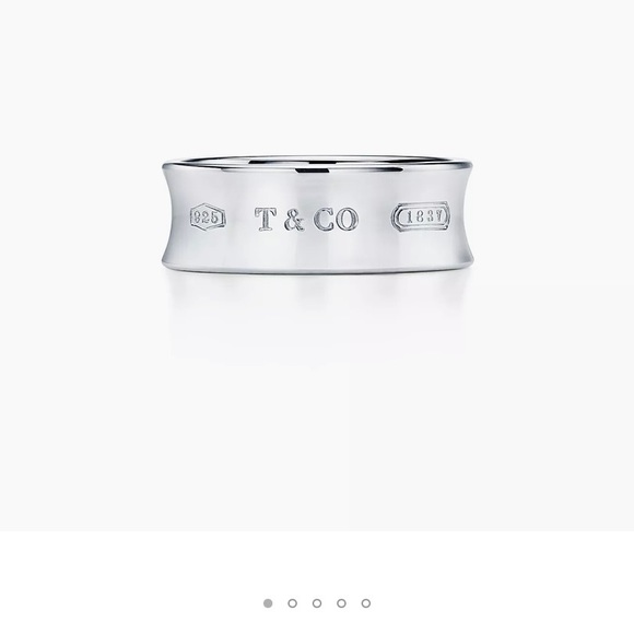 🪺Tiffany & Co. 1837 Collection Size 7 Sterling Silver Ring - Picture 2 of 12